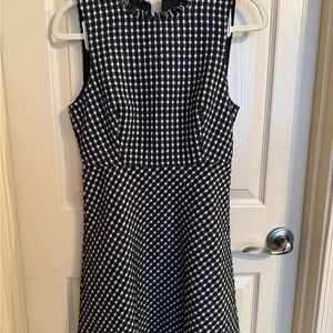 Houndstooth Tweed Dress